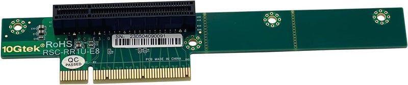 ipolex PCI- Express 8X Riser Card 270-Degree R-Angle Riser Adapter Card for 1U, Compatible with Supermicro RSC-RR1U-E8 - Image 2